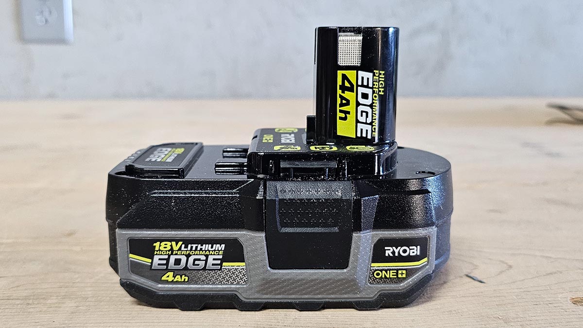 Ryobi ONE+ 4Ah Lithium Edge Battery C Review Ryobi Edge Battery