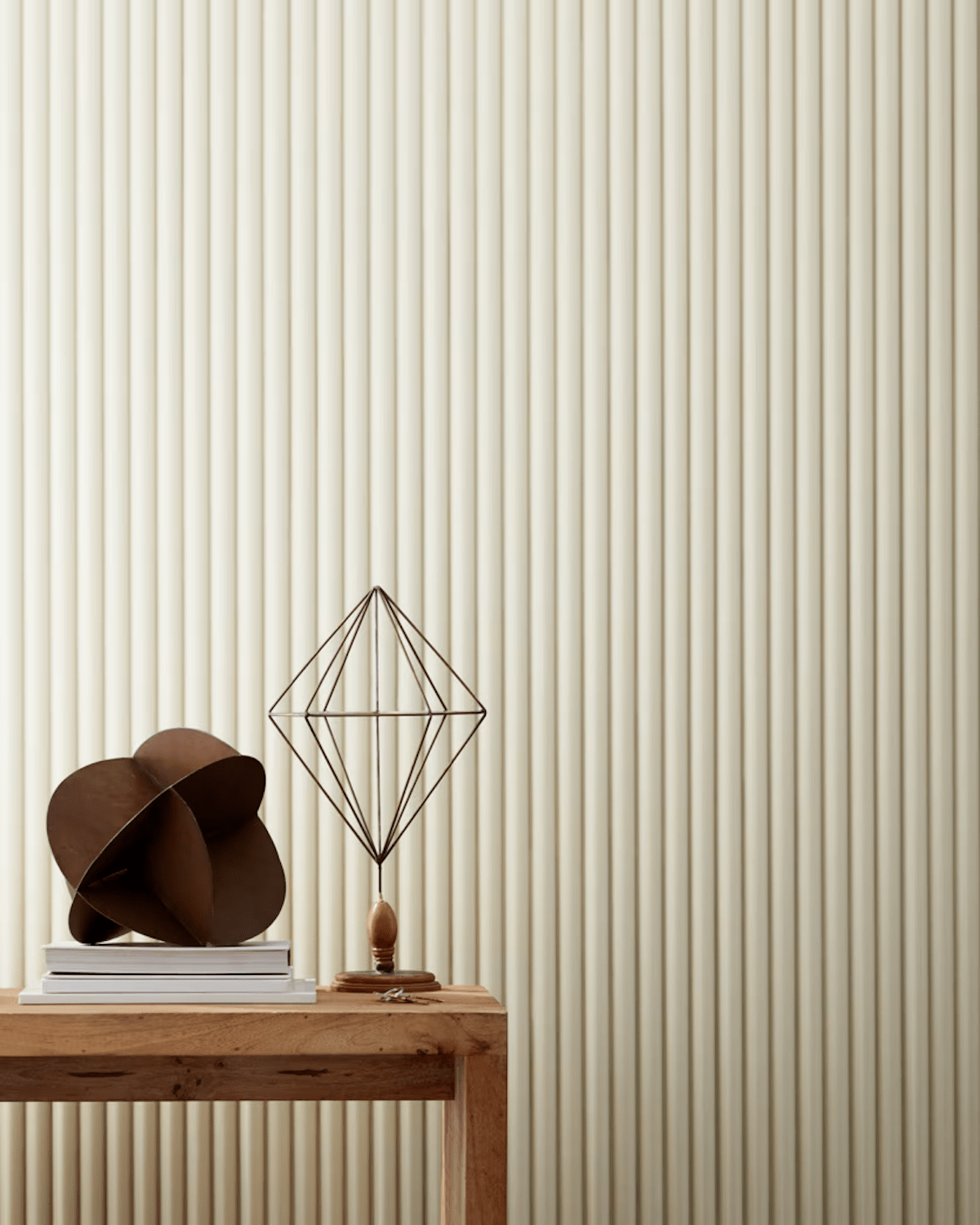 An accent wall painted in Halo, one of the best green paint colors from Benjamin Moore.