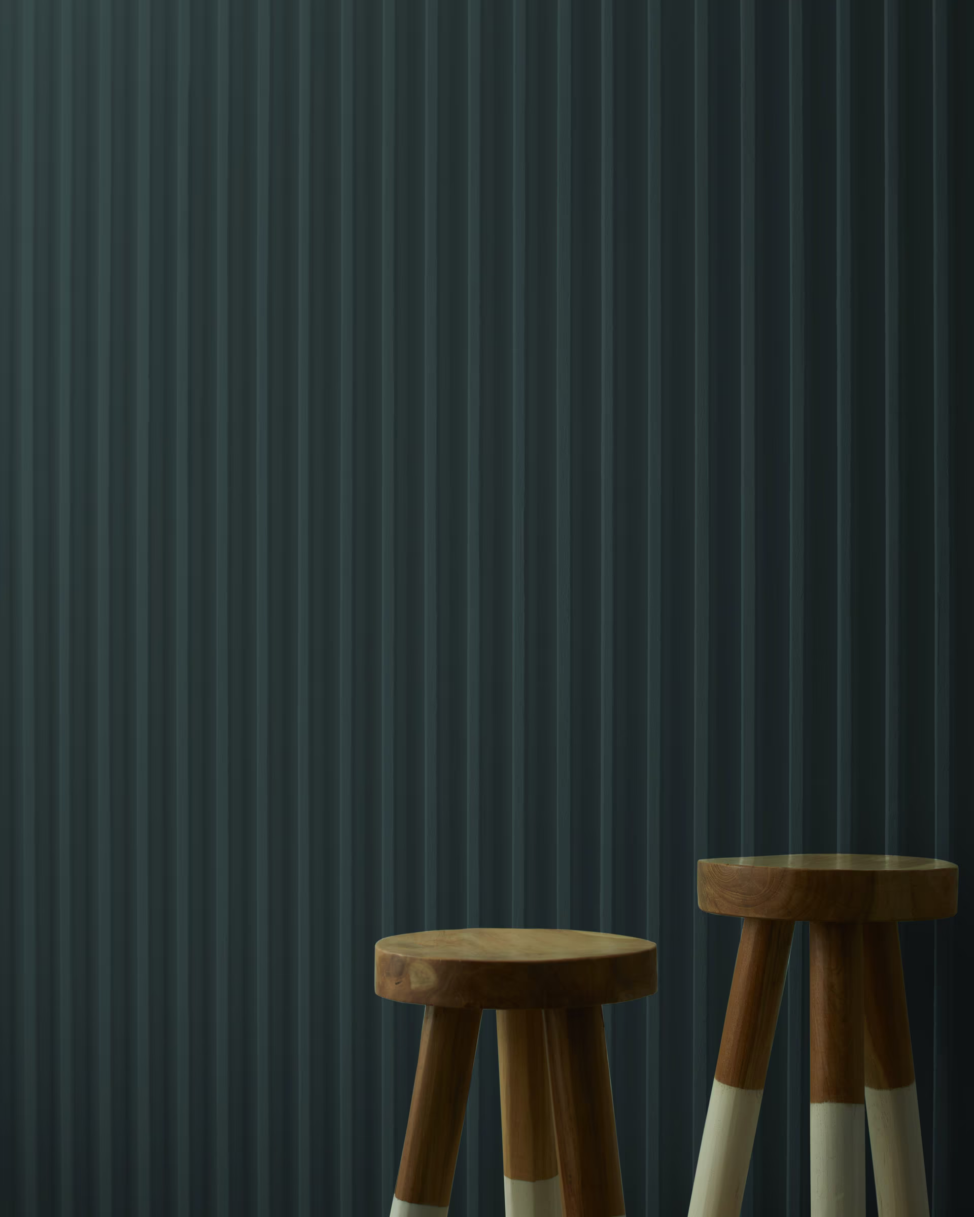 Benjamin-Moore Salamander painted on an interior wall to display one of the best green paint colors.