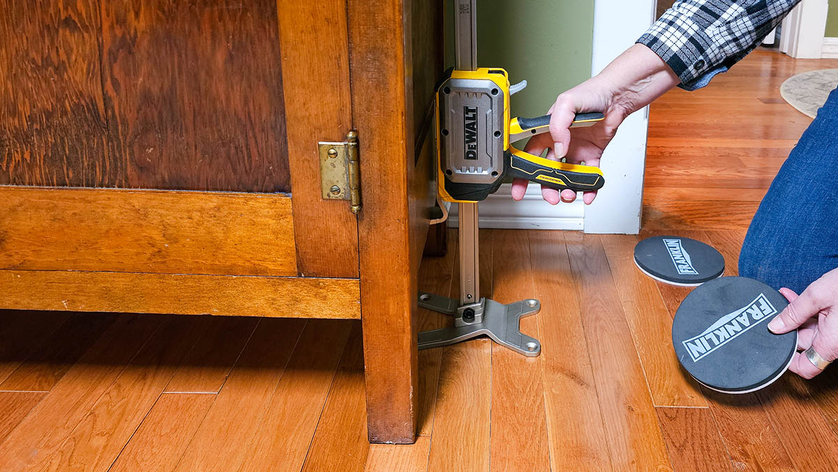 DeWalt’s ToughSeries Jack Review Lifting furniture to put sliders under legs