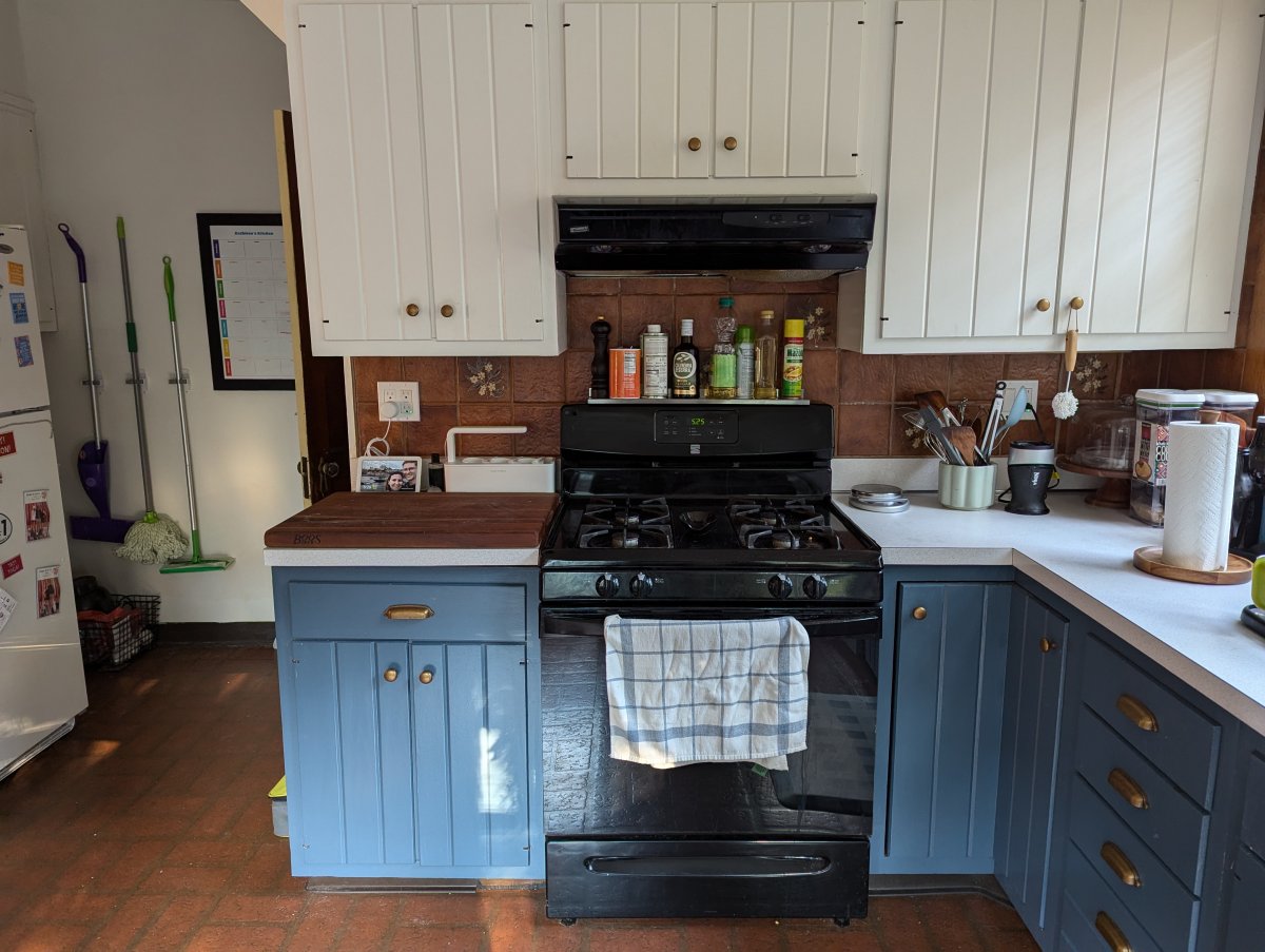 The current stage of my kitchen's "slow reno"
