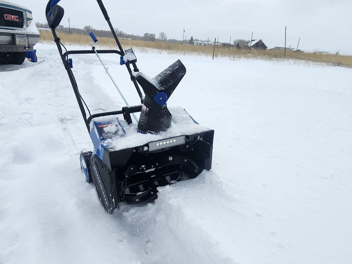 Snow Joe Snow Blower close-up