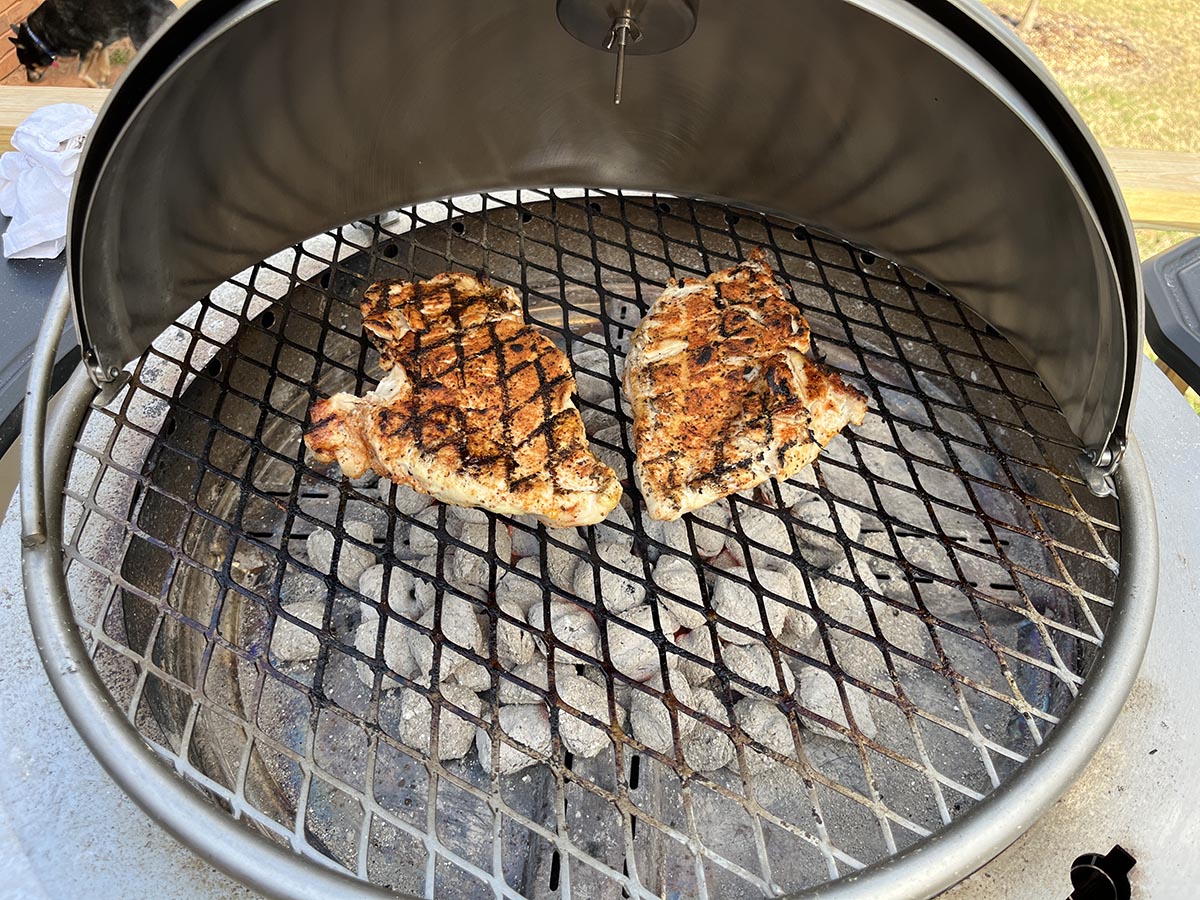 Breeo Grill Dome action