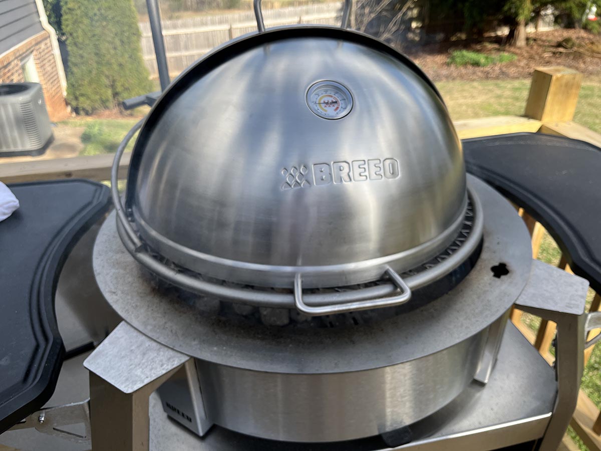 Breeo Grill Dome assembled