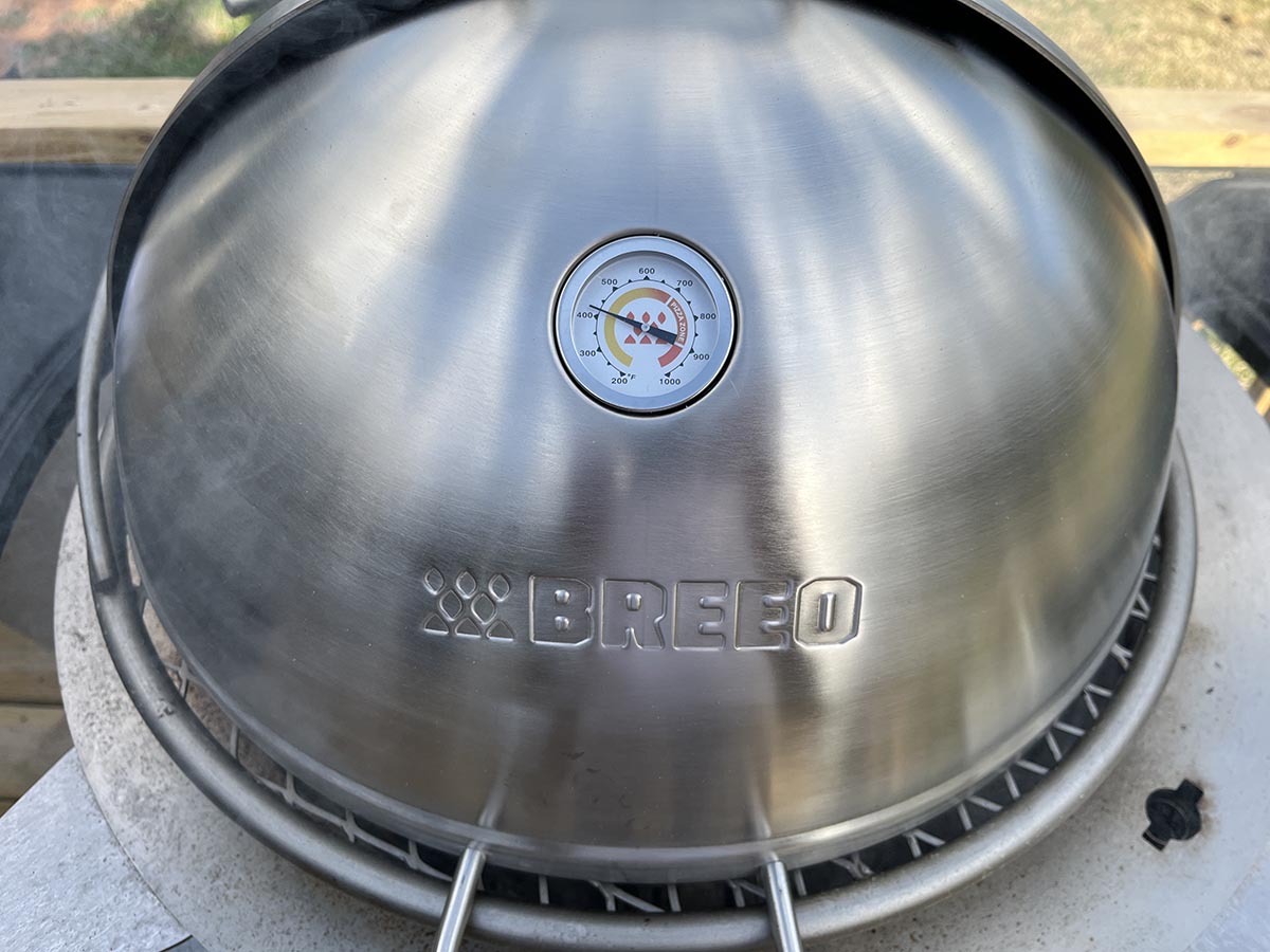 Breeo Grill Dome grilling thermometer