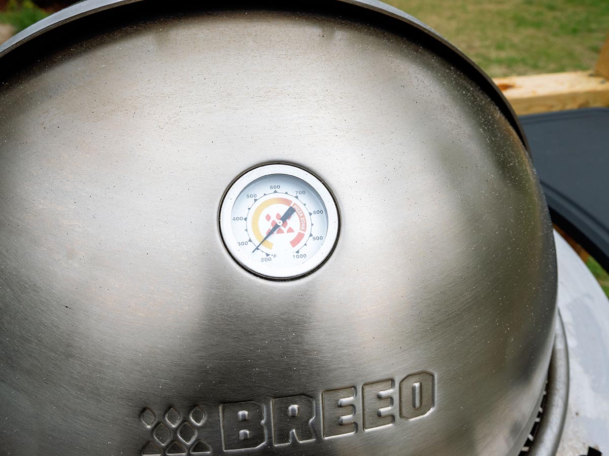Breeo Grill Dome thermometer 2