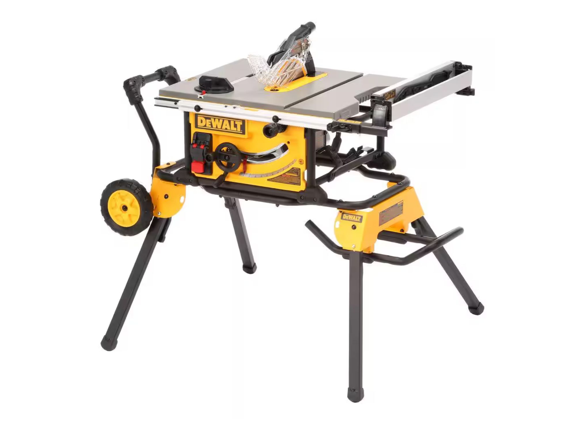 DeWalt 10-Inch Jobsite Table Saw and Rolling Stand