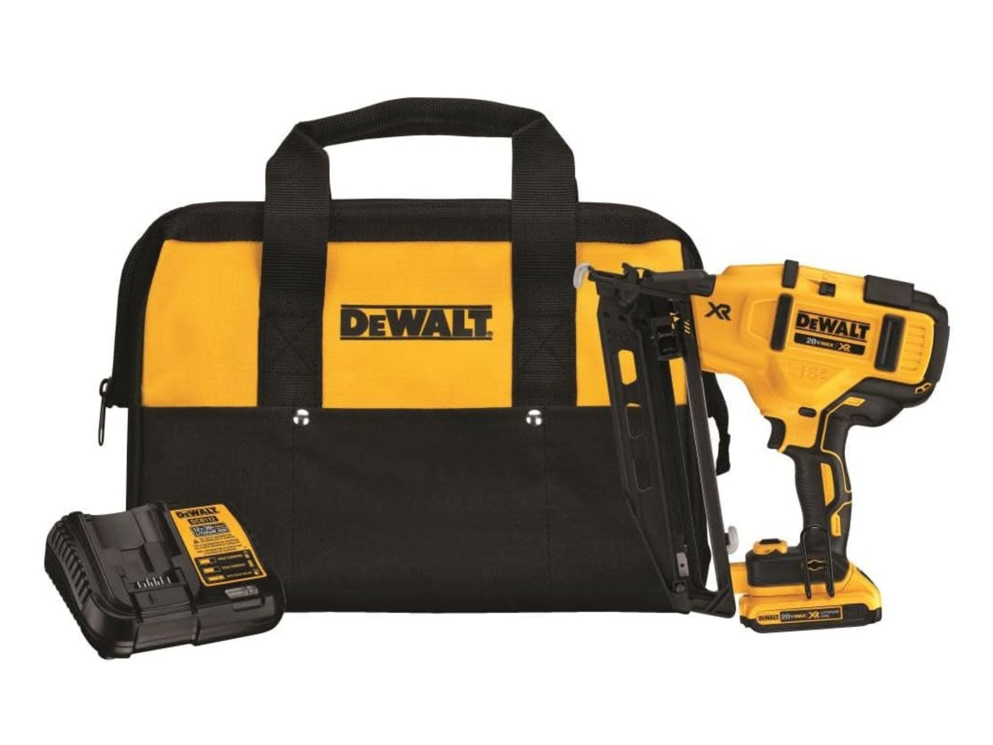 DeWalt 20V MAX 16 GA Angled Finish Nailer Kit