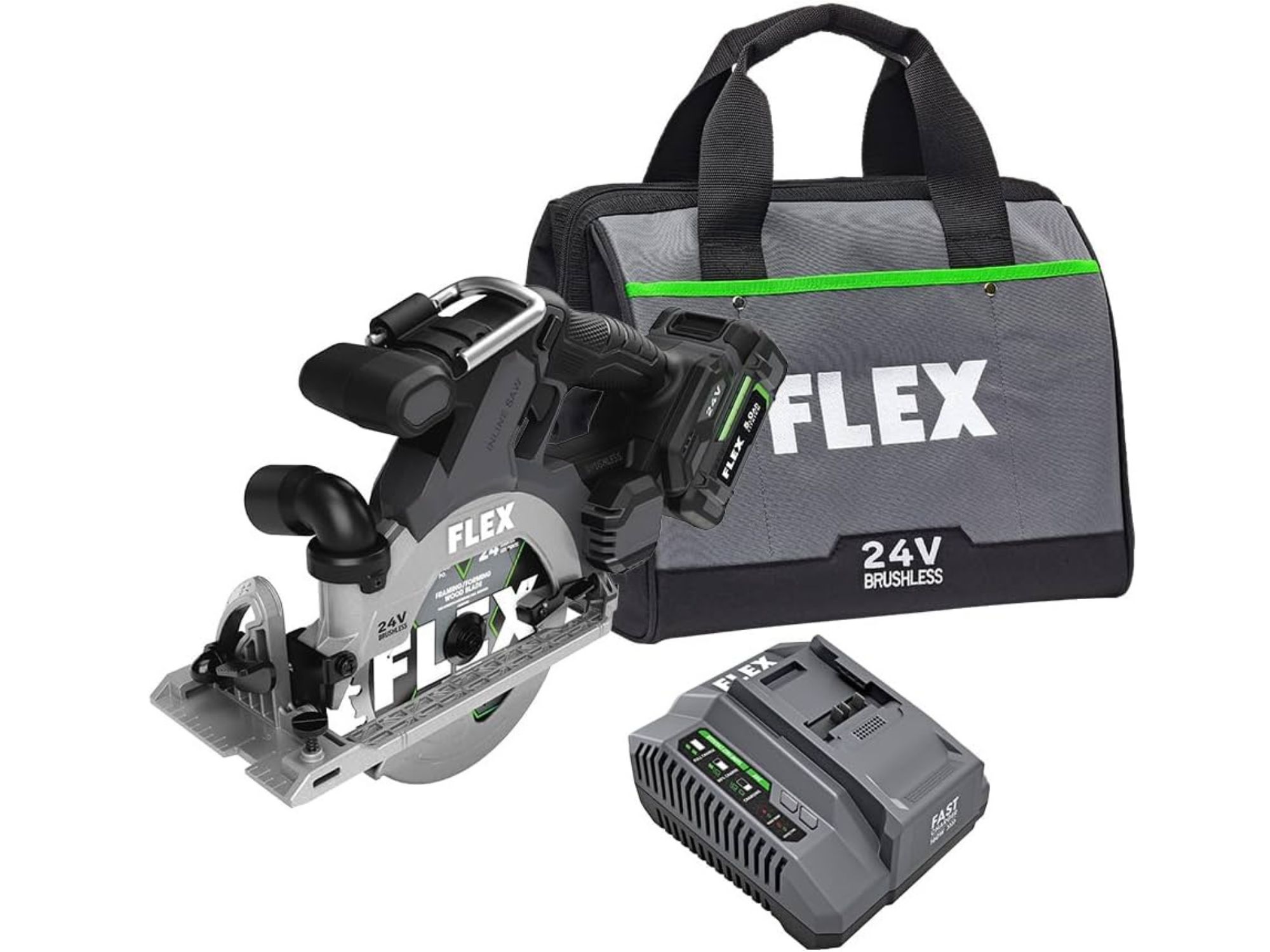 Flex 6½-Inch In-Line Circular Saw Kit