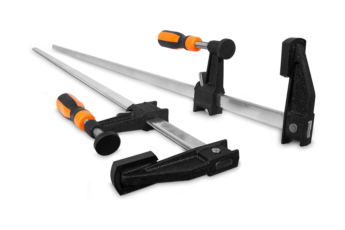 Must Have Tools Option WEN 10236F2 Quick-Adjust 36-Inch Steel Bar Clamps