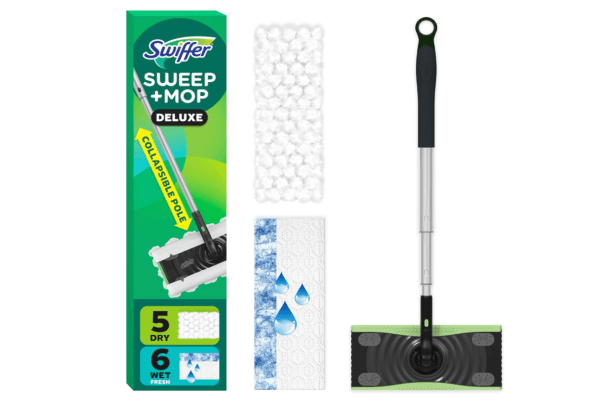Swiffer Sweep & Mop Deluxe 2-in-1 Floor Mopping and Sweeping Kit