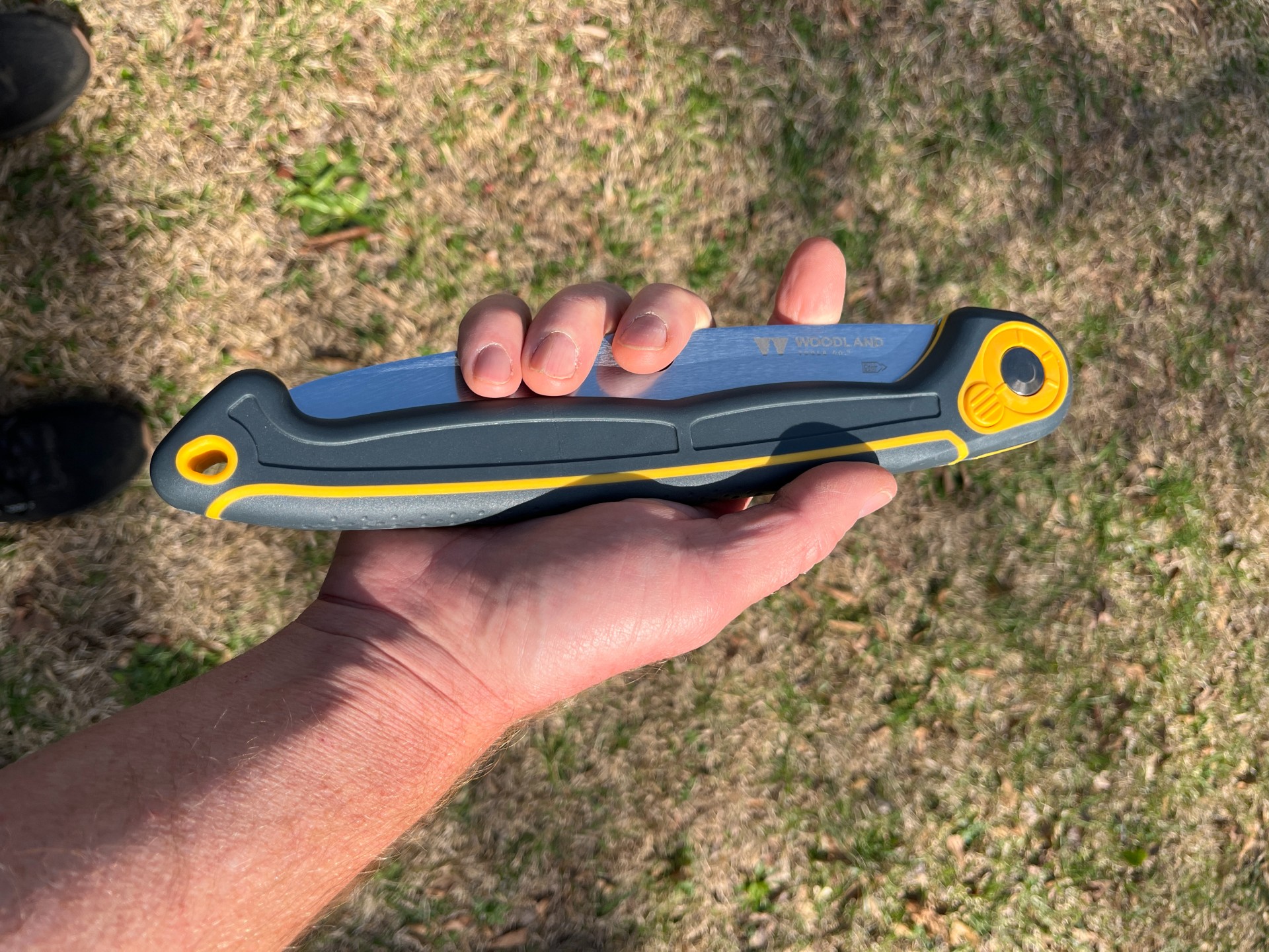 Woodland Tools folding saw folded
