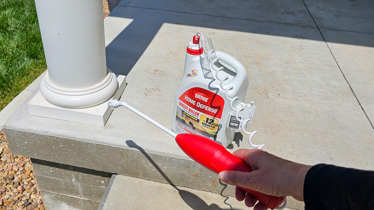 Ace Hardware YardRx Program Review Applying insect preventer around foundation