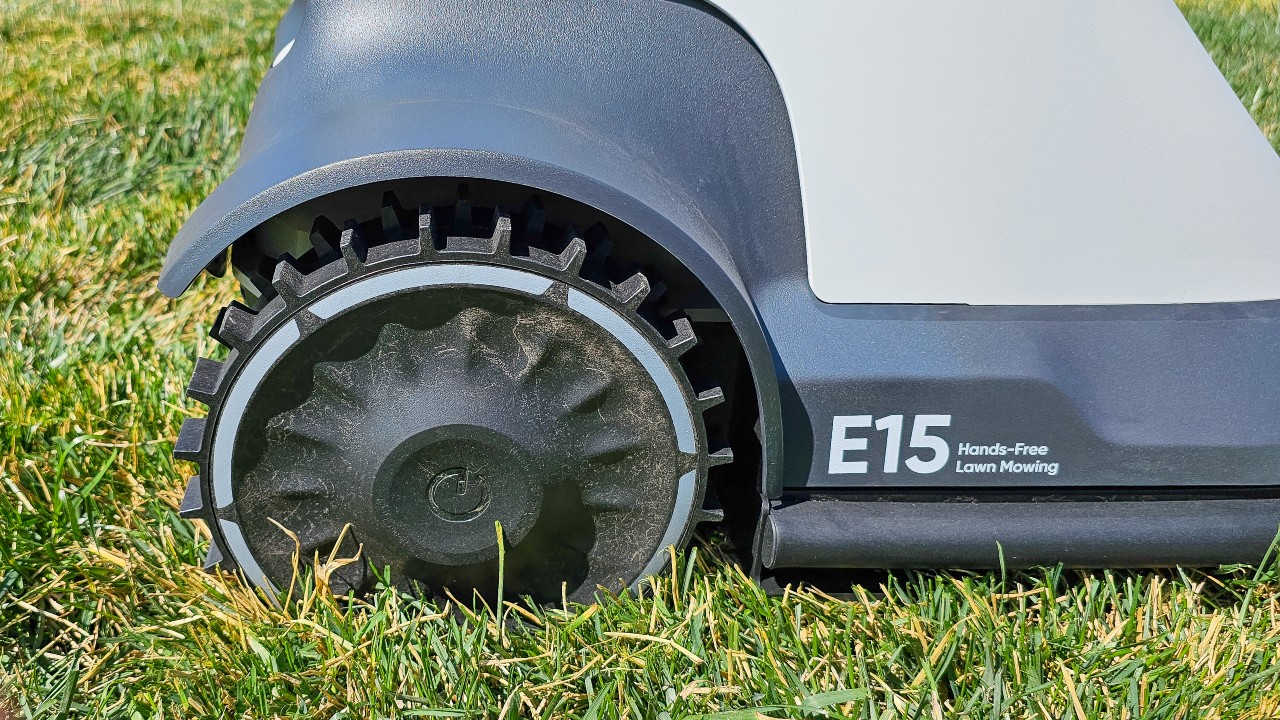Closeup of E15 rear wheel