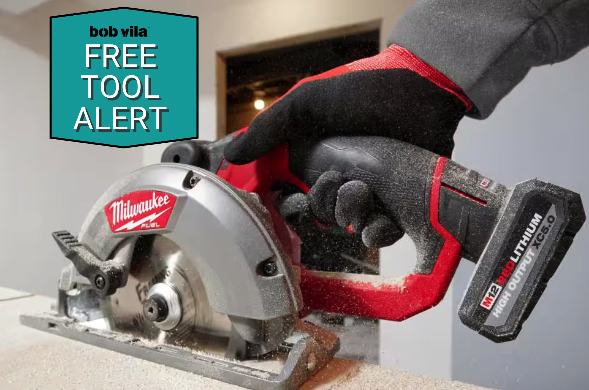 Milwaukee M12 free battery at Home Depot