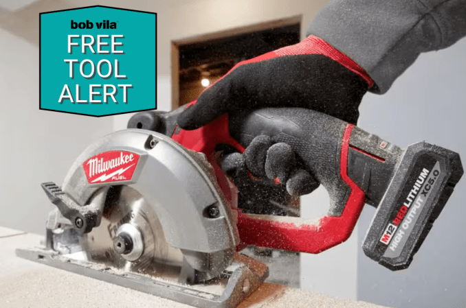Milwaukee M12 free battery at Home Depot