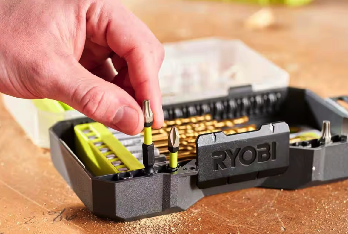 Ryobi drill bit set on sale for weekly deals