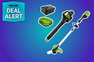 Memorial Day Deal Greenworks Blower Trimmer Kit