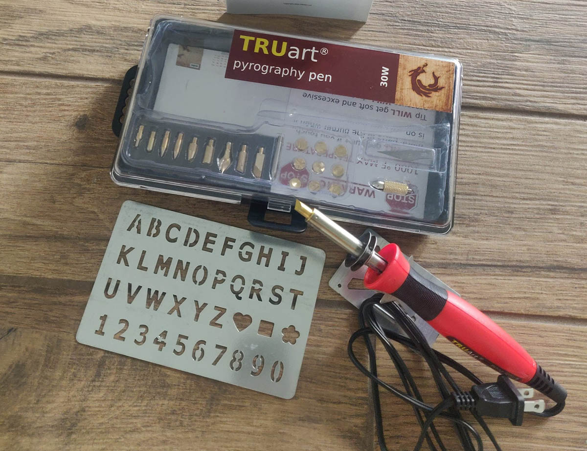 The Best Mother’s Day Gift TruArt Stage 1 Wood-Burning Tool Set
