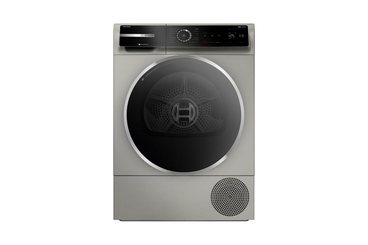The Most Energy Efficient Appliances Option Bosch WQB245AXUC Stackable Heat Pump Ventless Dryer