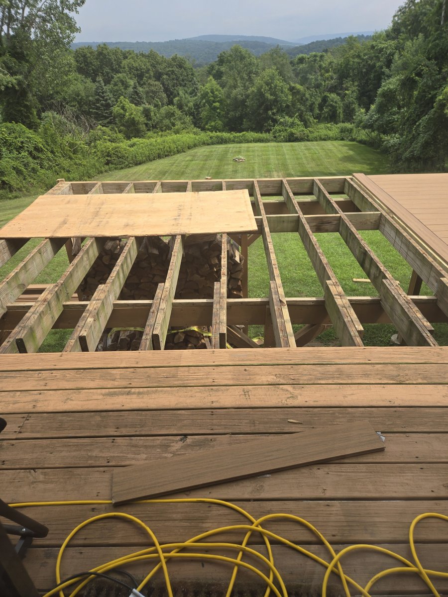 Replacing second half of the deck