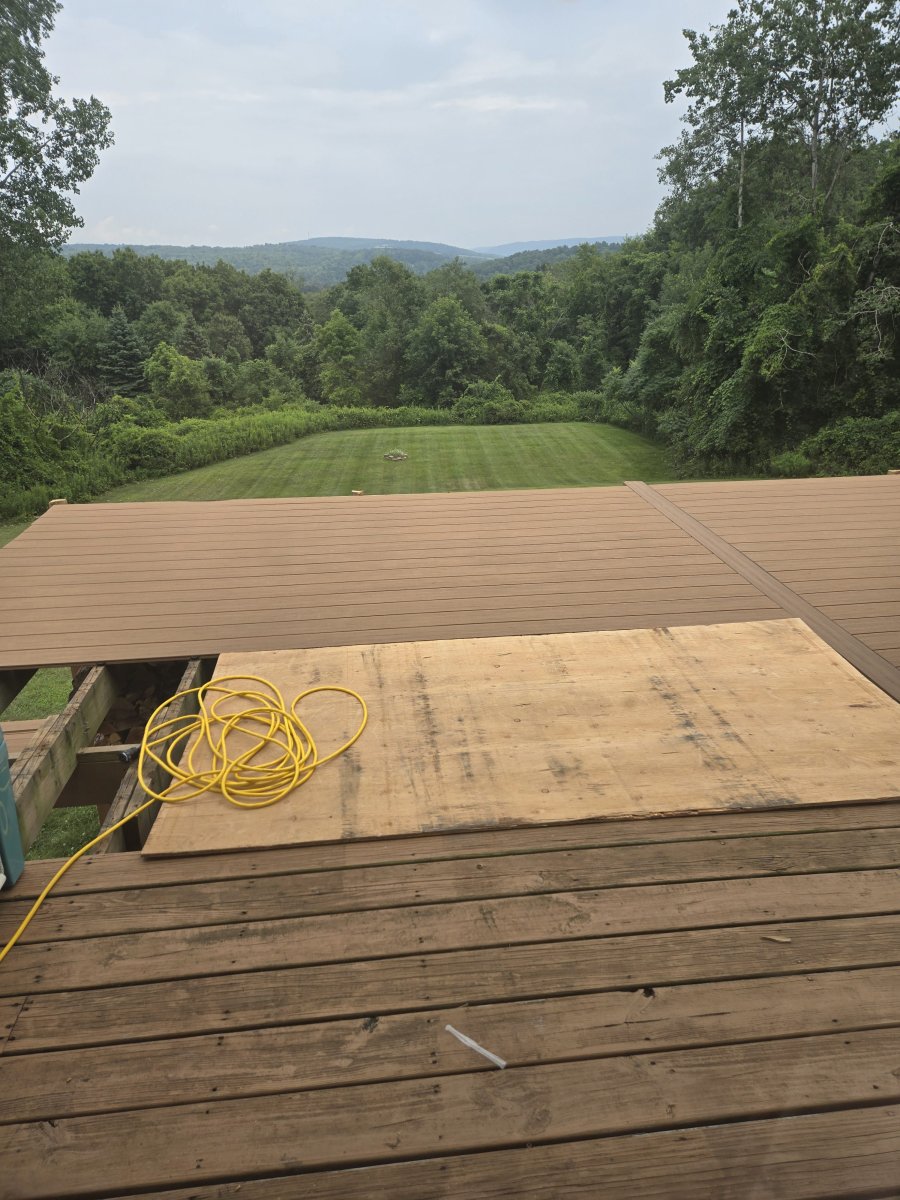 Replacing second half of the deck