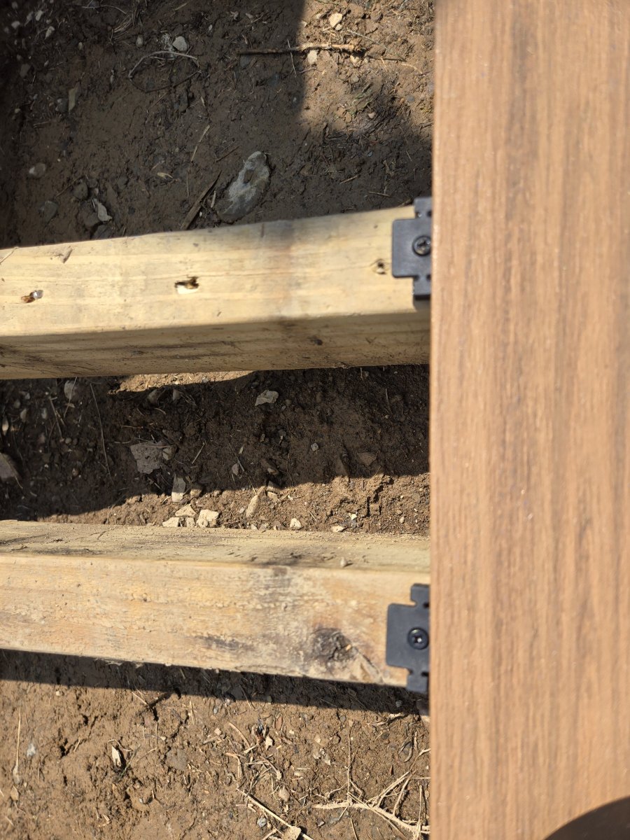 Up close photo of hidden fasteners