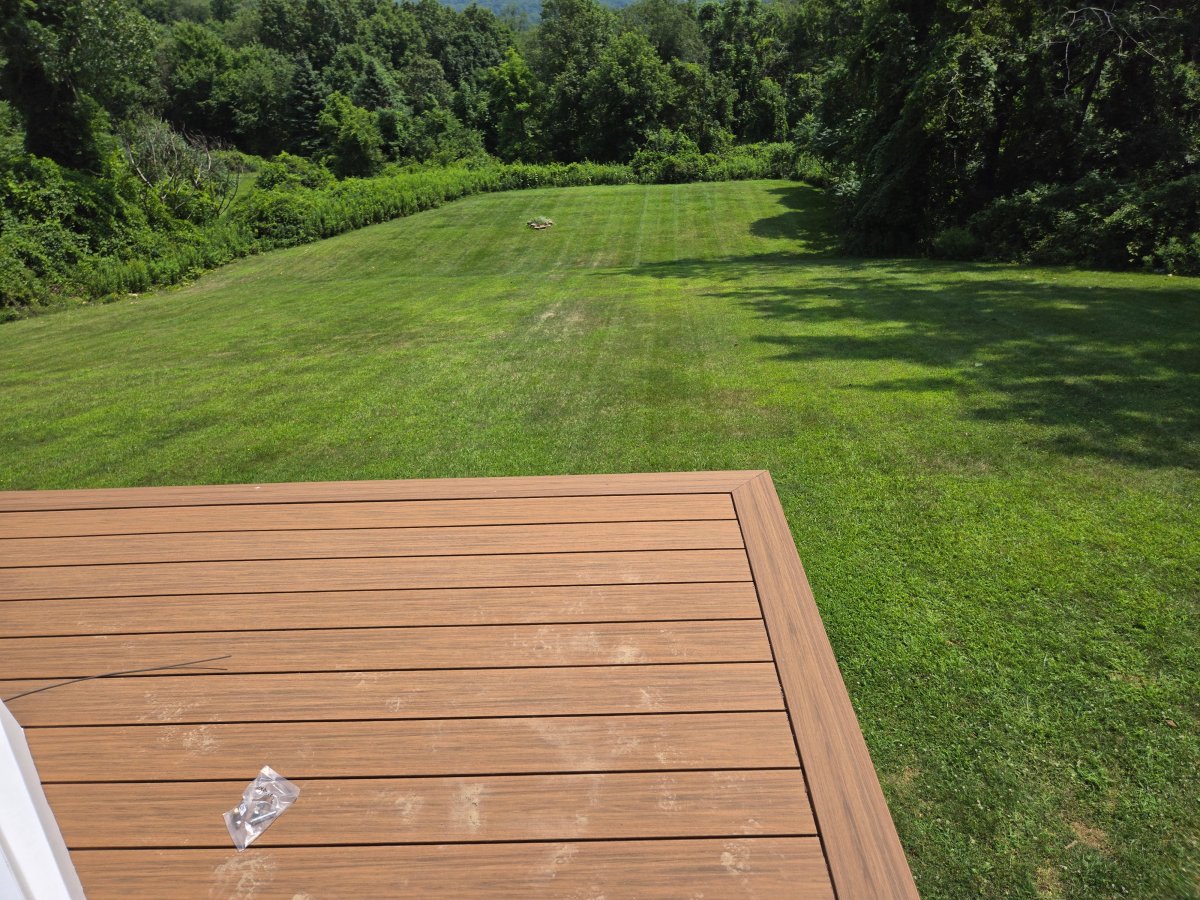 Picture frame decking
