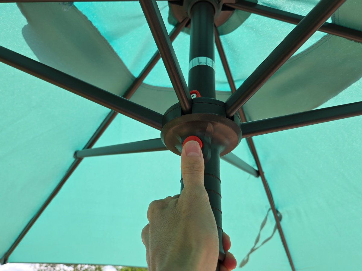Style Well Patio Umbrella 60% off deal at The Home Depot close button release
