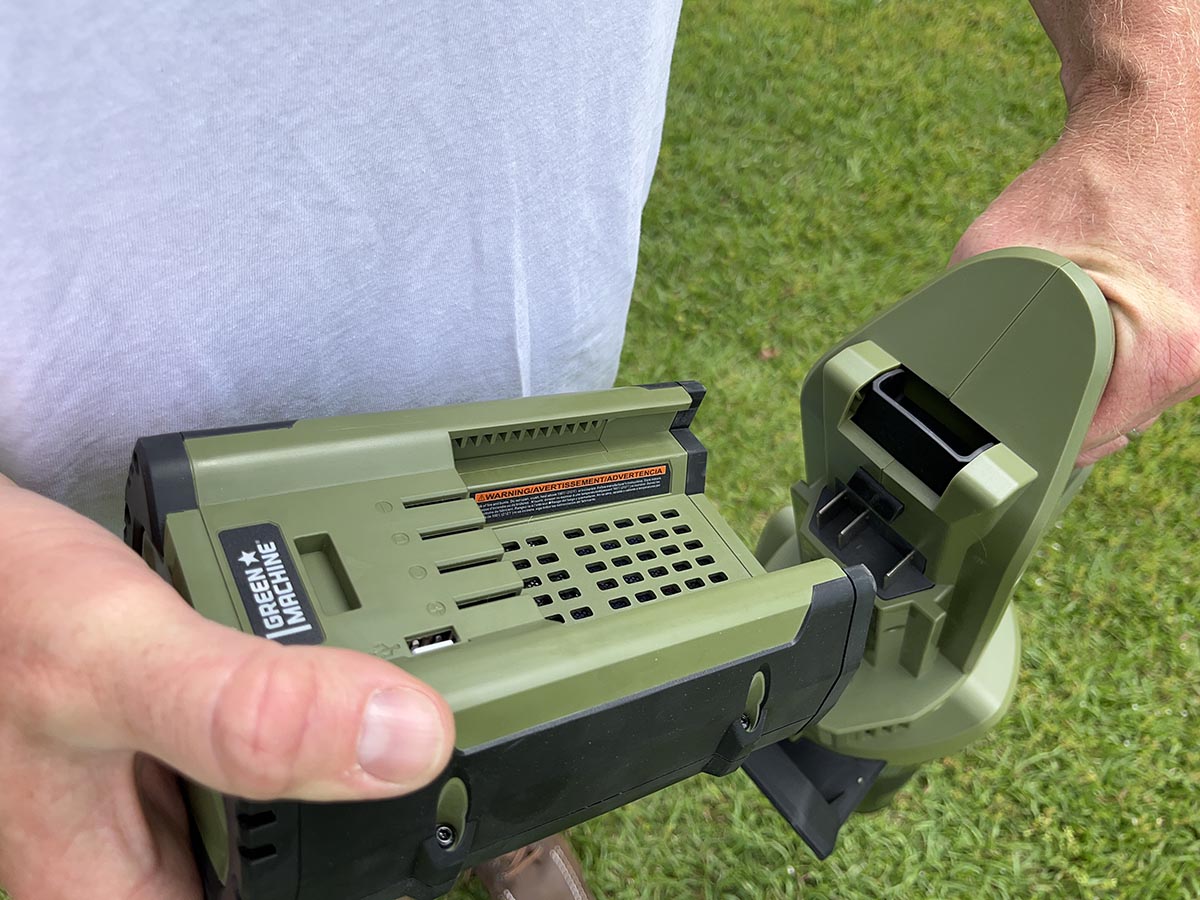 Green Machine blower controls