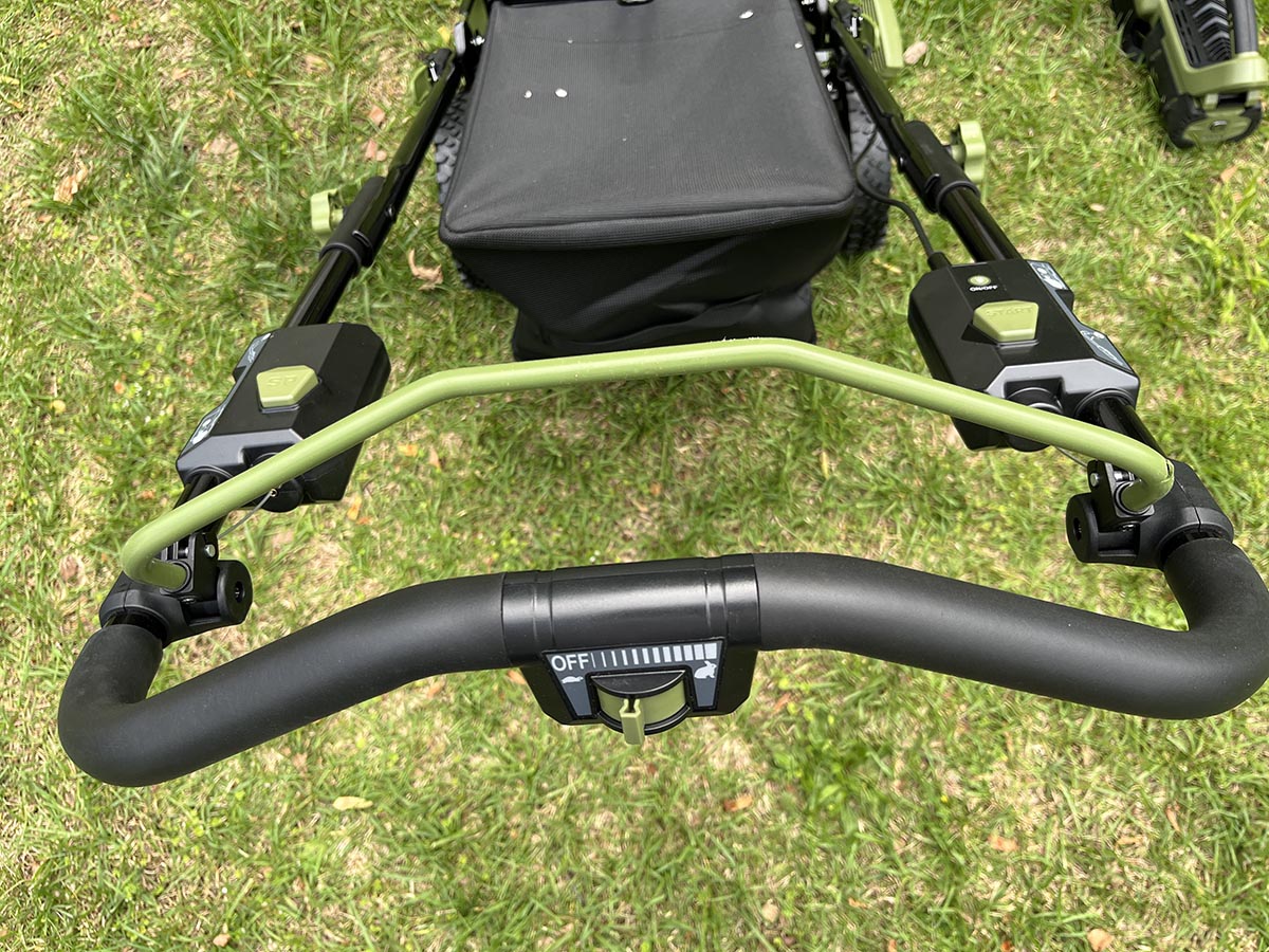 Green Machine mower control layout