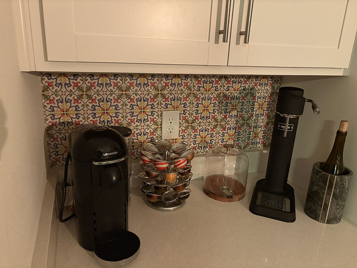 InHome tuscan backsplash