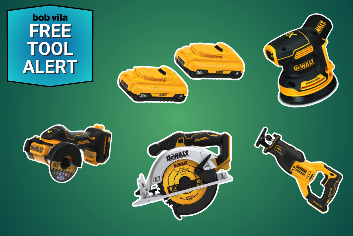 DeWalt free tools during Lowe's BOGO deal June 2025