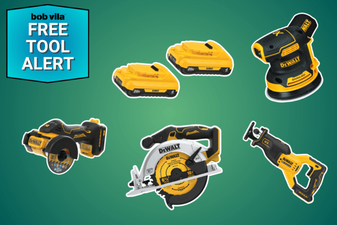 DeWalt free tools during Lowe's BOGO deal June 2025
