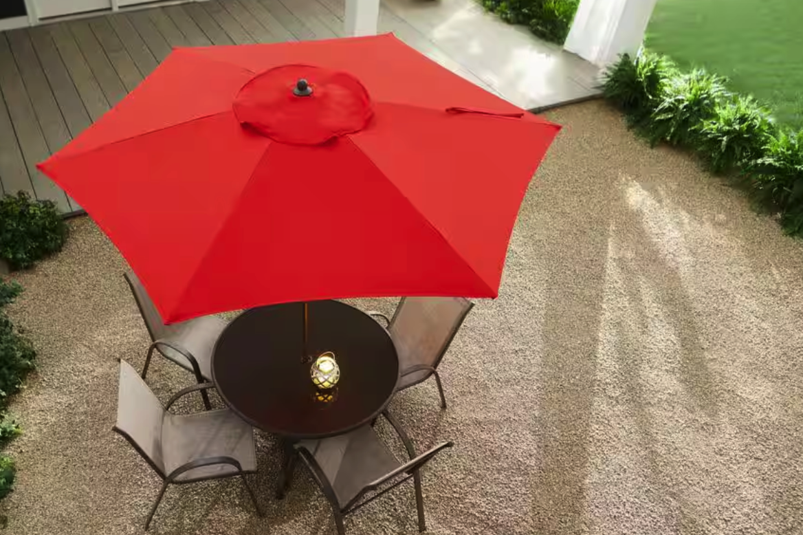 Style Well Patio Umbrella 60% off deal at The Home Depot