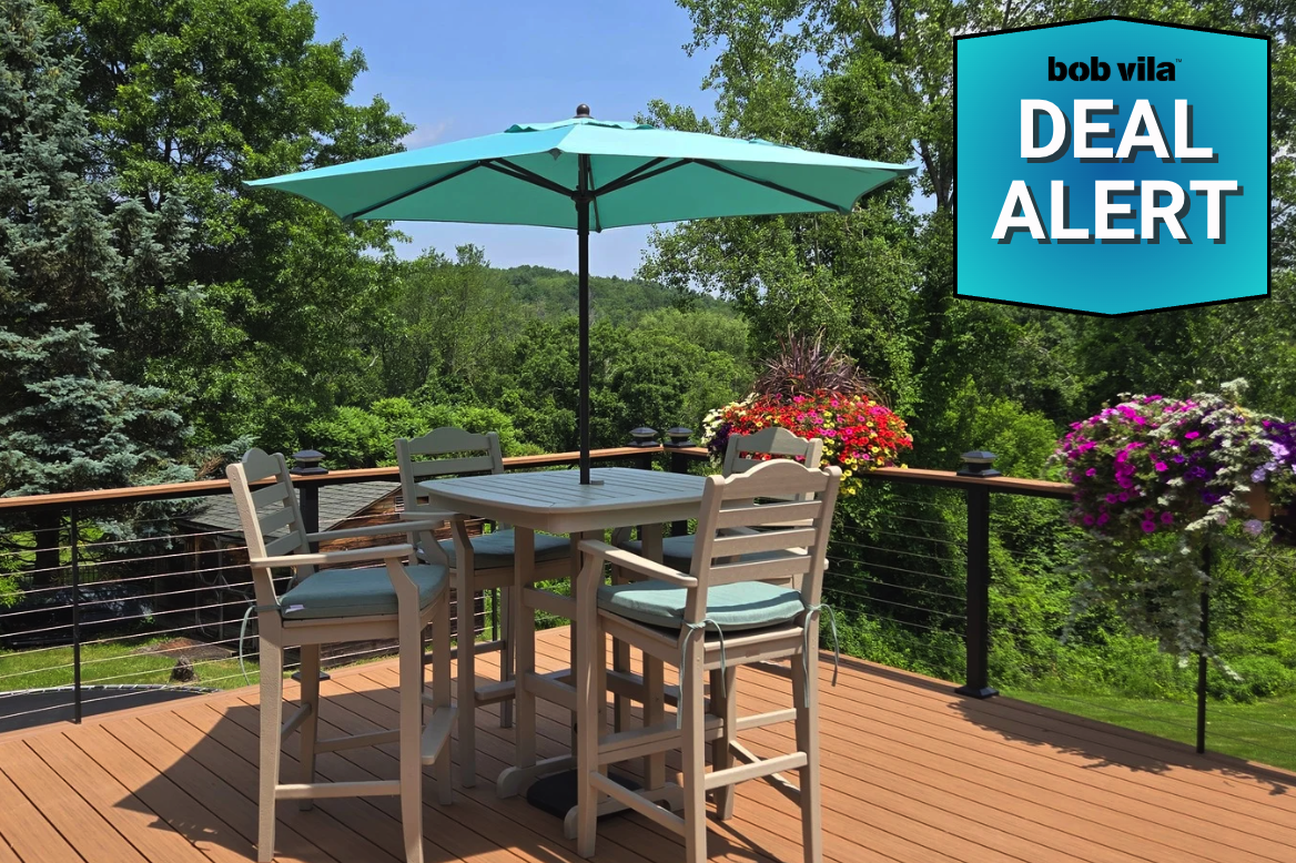 Style Well Patio Umbrella 60% off deal at The Home Depot