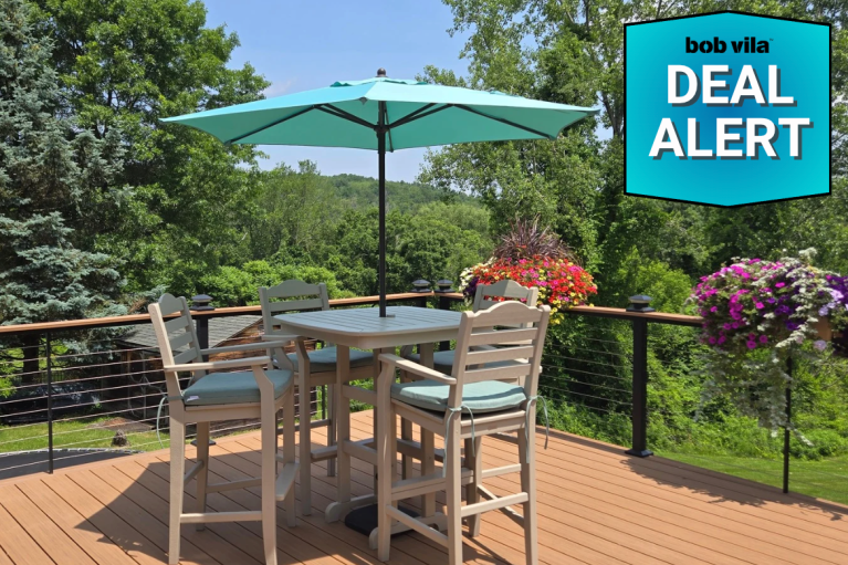 Style Well Patio Umbrella 60% off deal at The Home Depot