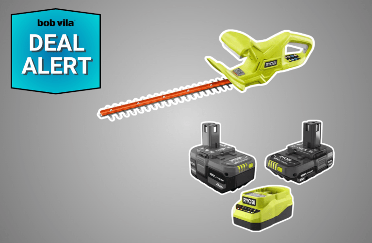 Free Ryobi Hedge Trimmer at The Home Depot During Ryobi Days Deals