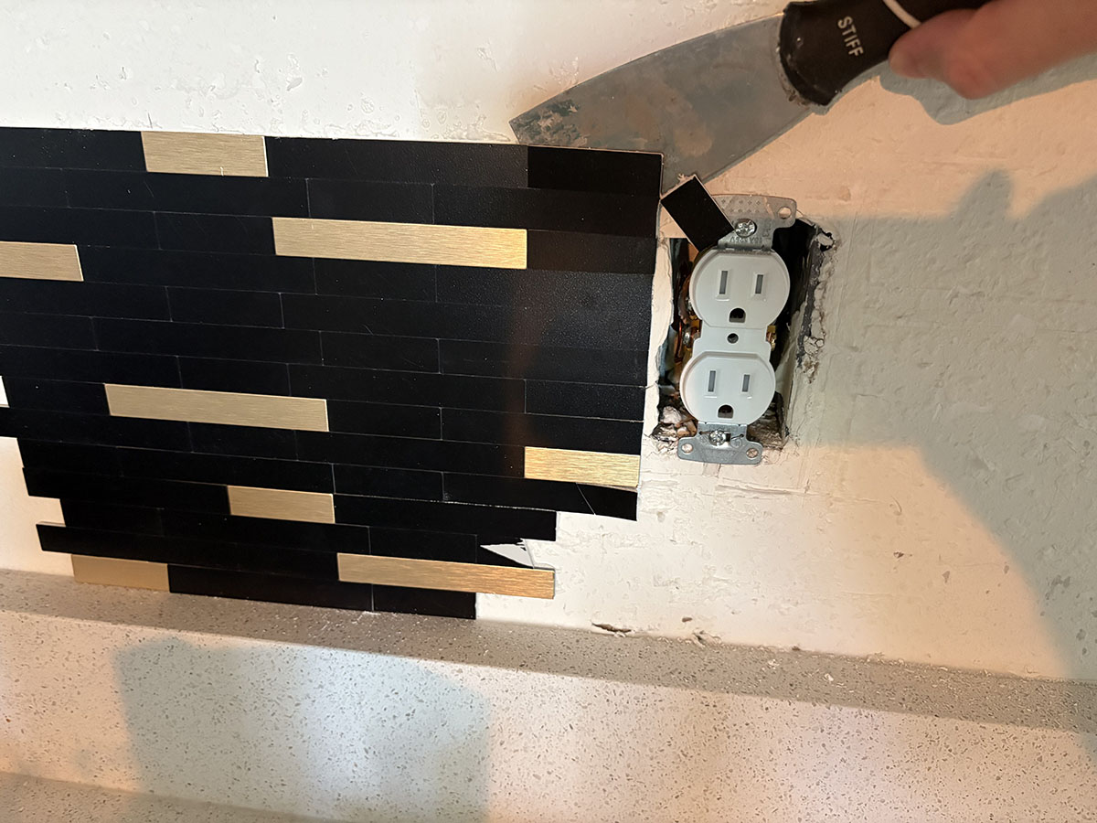 StyloVue backsplash removal nightmare