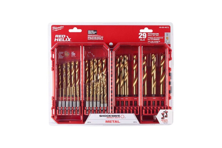 The Best Fathers Day Gifts Option Milwaukee 29-Pc Shockwave Red Helix Titanium Bit Set