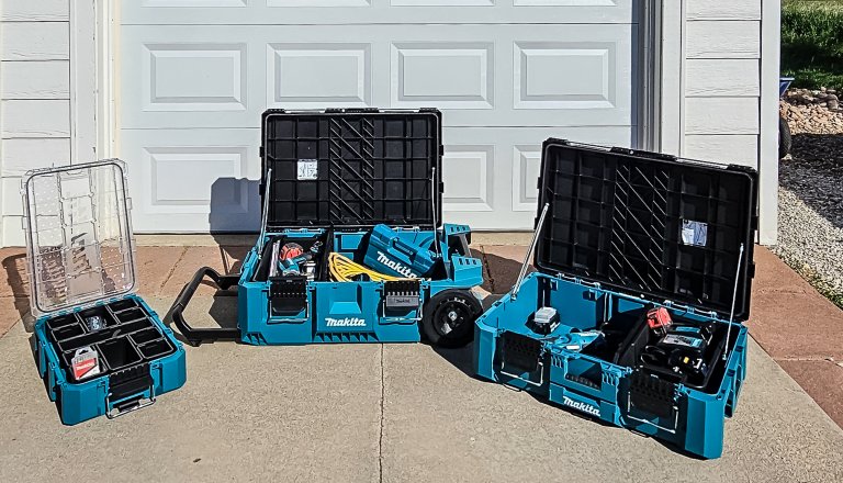 Three Makita MakTrak components