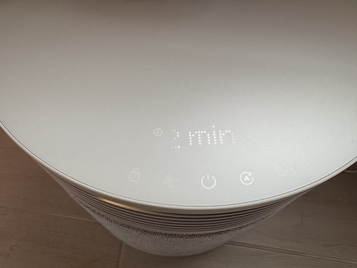 Blue Signature air purifier closeup