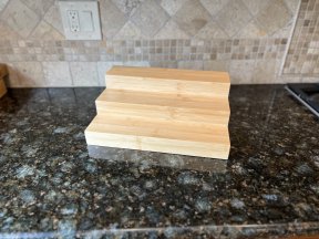Brightroom bamboo spice rack on countertop