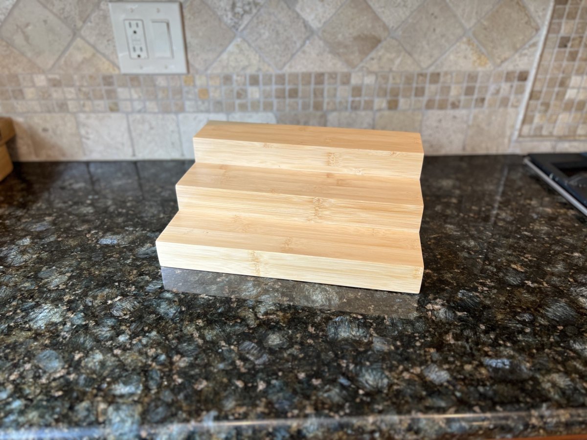 Brightroom bamboo spice rack on countertop