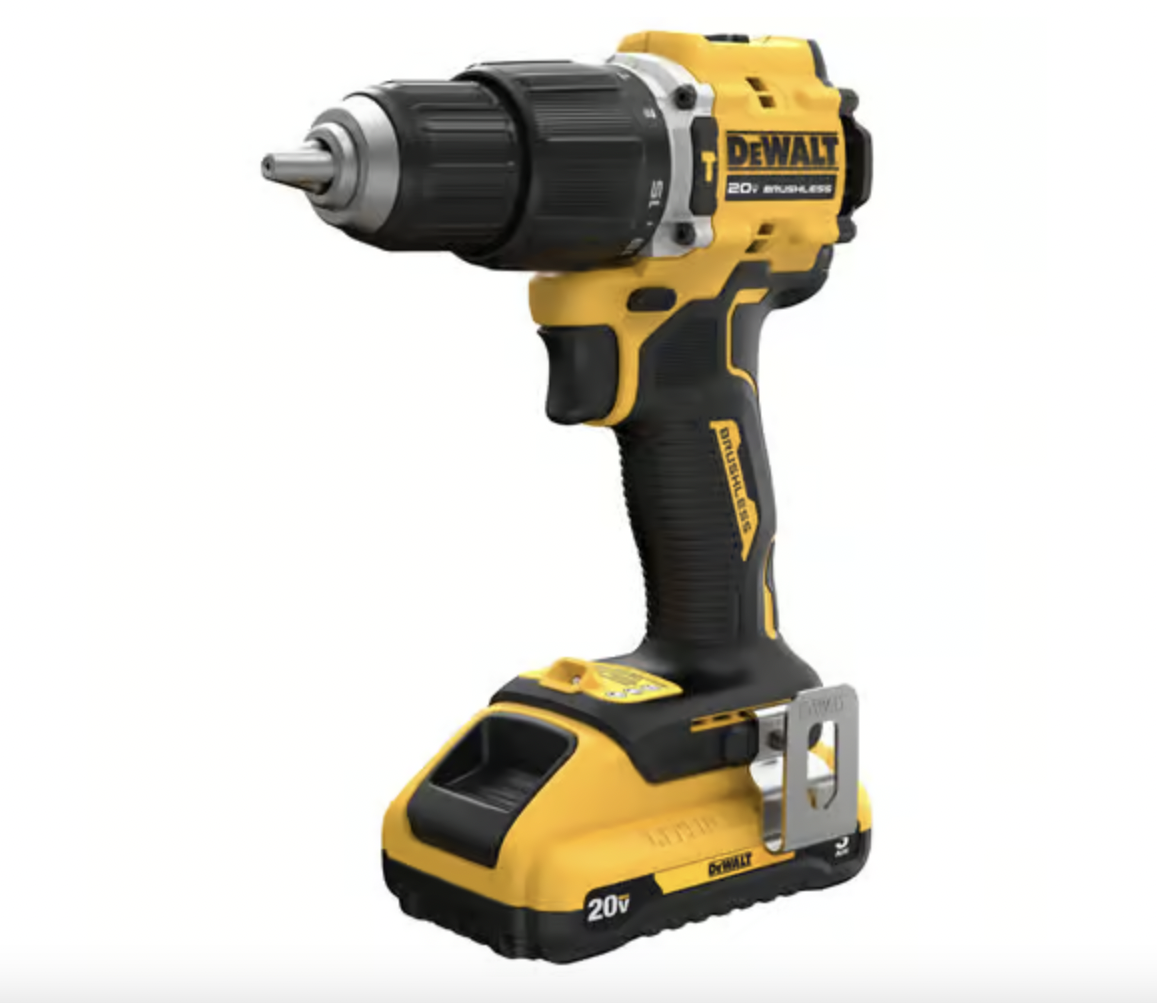 DeWalt 20V MAX ATOMIC 1/2 in. Brushless Cordless Hammer Drill Kit (Battery & Charger)
