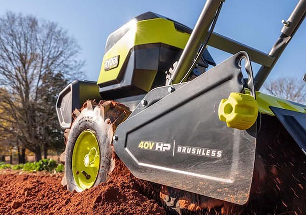 Home Depot Deals That Rival Amazon Prime Day Ryobi 40V HP 18-Inch Cordless Rear-Tine Tiller Kit