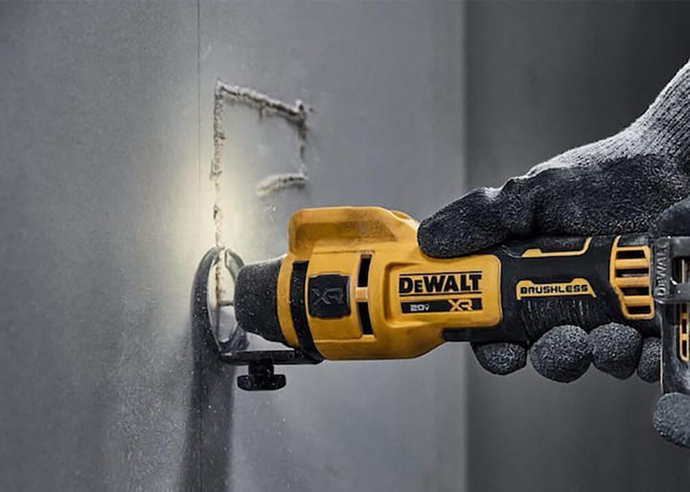 June BOGO on DeWalt Tools at The Home Depot DeWalt XR 20V Cordless Rotary Drywall Cut-Out Tool