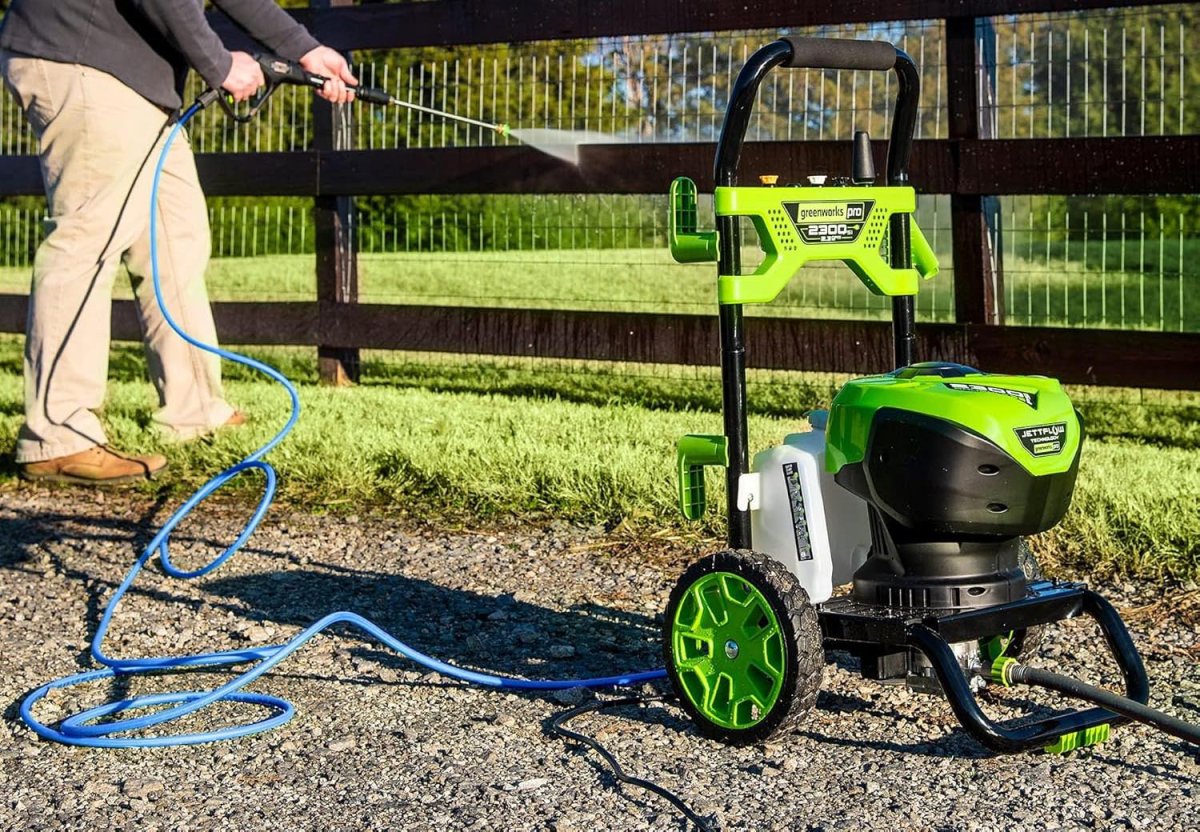 Prime Day Greenworks Deals Greenworks 2300 PSI Electric Pressure Washer
