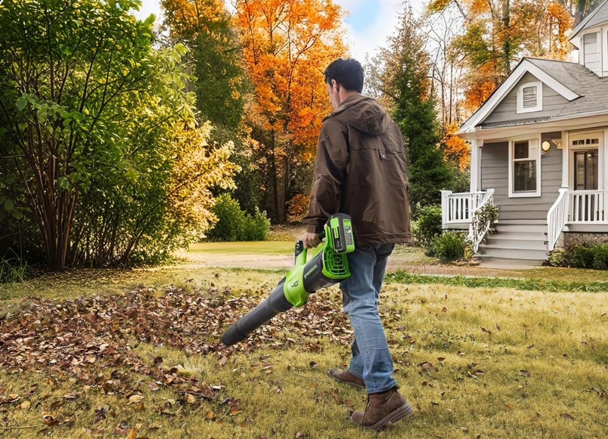 Prime Day Greenworks Deals Greenworks 40V Cordless Leaf Blower