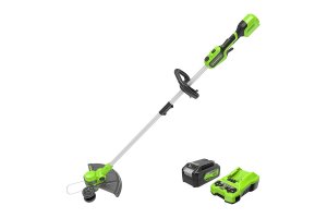 Prime Day Outdoor Power Tool Deals or Lawn Mower Deals Greenworks 24V 13-Inch Cordless String Trimmer Kit